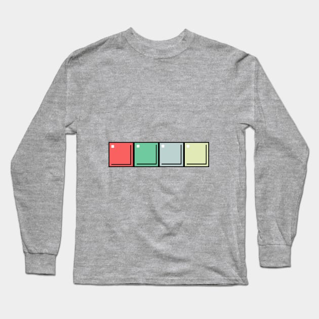 Tetris Blocks. Long Sleeve T-Shirt by net_ha_ha_ha